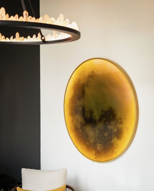 Good design doesn't compete with good art. It makes room for it.⁠⁠In #ProjectPearlSnaps, we chose finishes, lighting, and furniture scale to support pieces the homeowners already had, not to outshine them, all with downtown Fort Worth as the backdrop.⁠⁠The result: rooms that feel curated, not decorated.⁠⁠Save this for the next time you're deciding what leads a room.