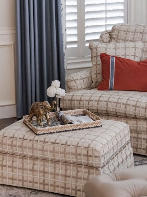 A room comes together in the details. Pattern on pattern, layered with pieces collected over time, is what gives a space its personality. It’s the small choices, made with intention, that make a room feel finished.See how we continue layering texture and pattern throughout #ProjectParkviewProper to create a thoughtful and curated home.